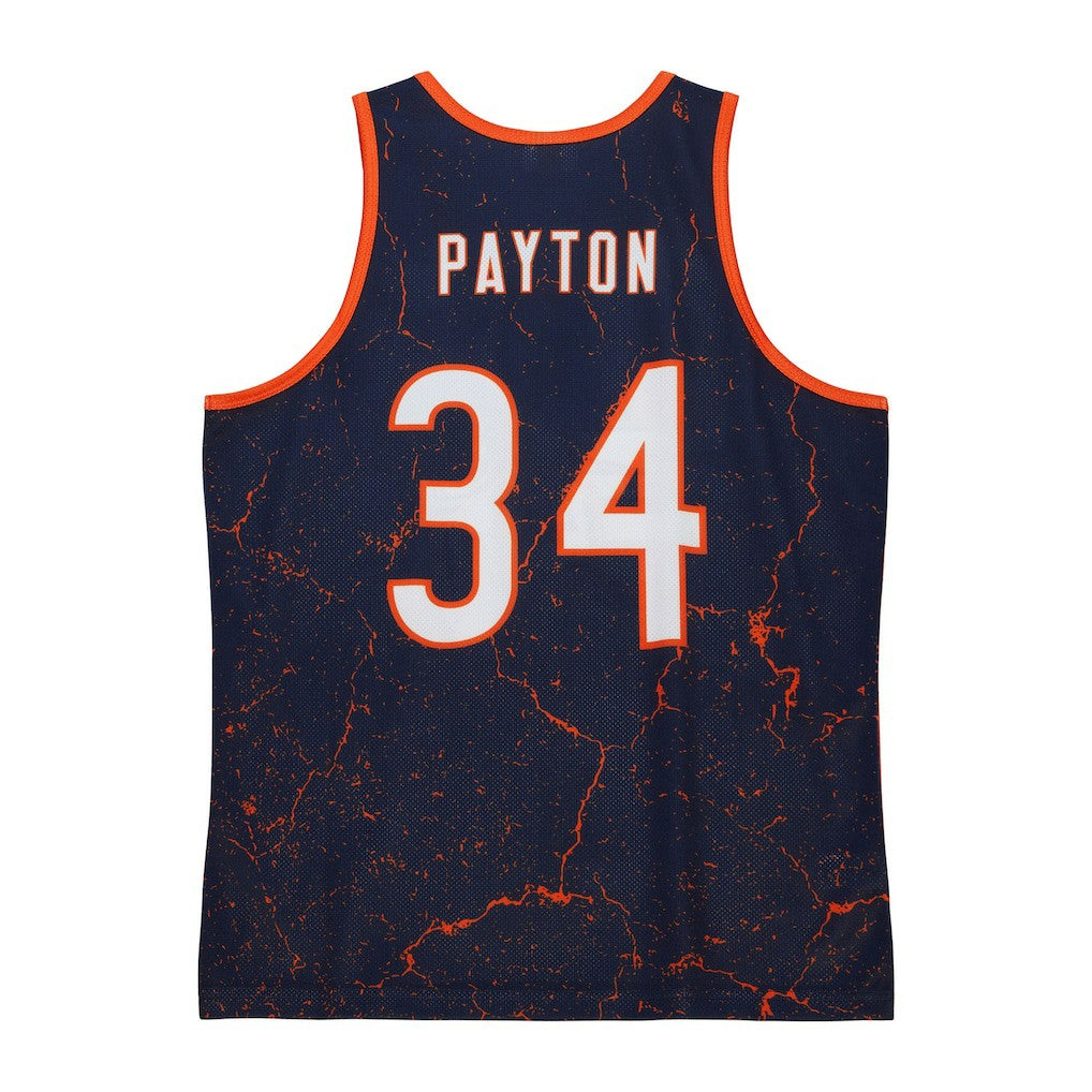 Walter Payton Chicago Bears 1983 Player Burst Tank Top Navy