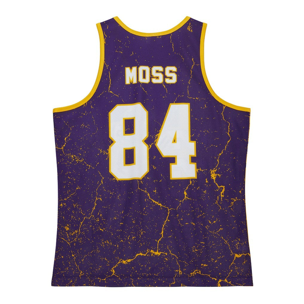 Randy Moss Minnesota Vikings 1998 Player Burst Tank Top Purple