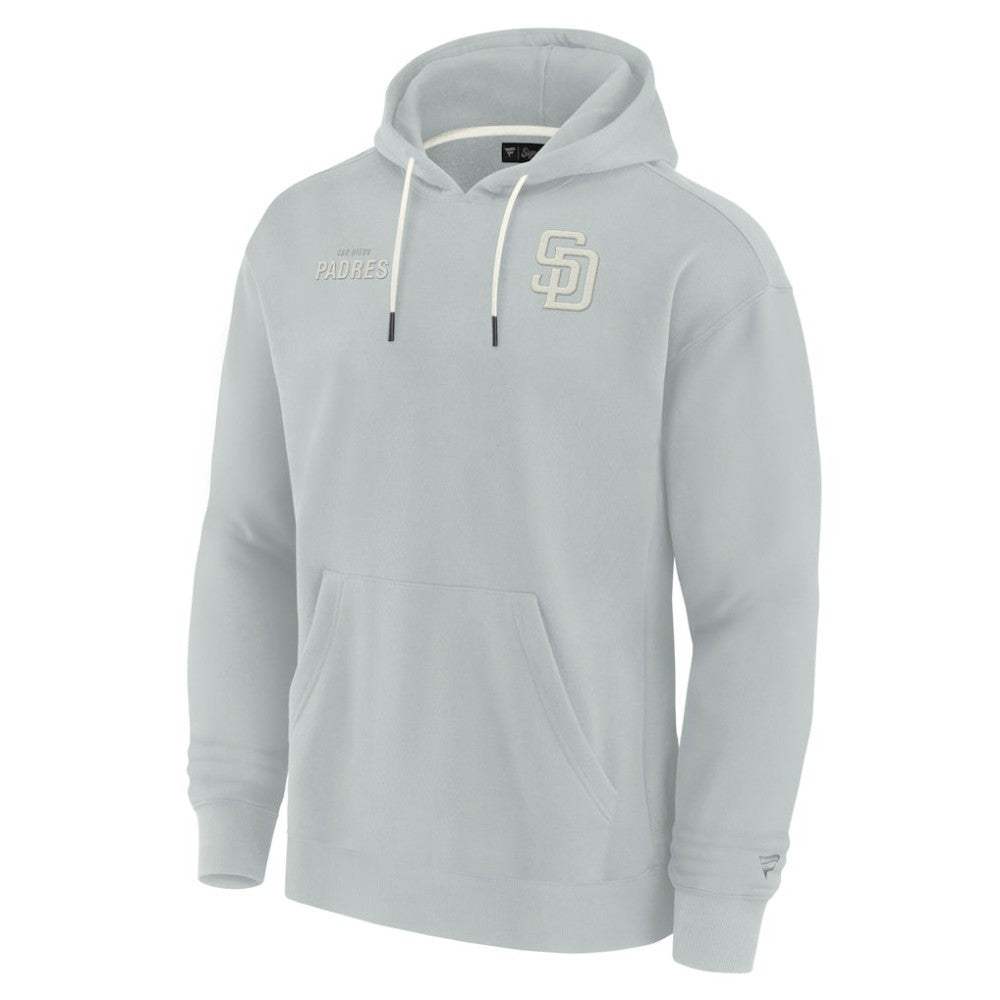 San Diego Padres Fanatics Unisex Elements Super Soft Fleece Pullover Hoodie - Gray Hoodies