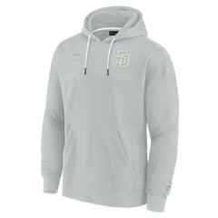 San Diego Padres Fanatics Unisex Elements Super Soft Fleece Pullover Hoodie - Gray Hoodies
