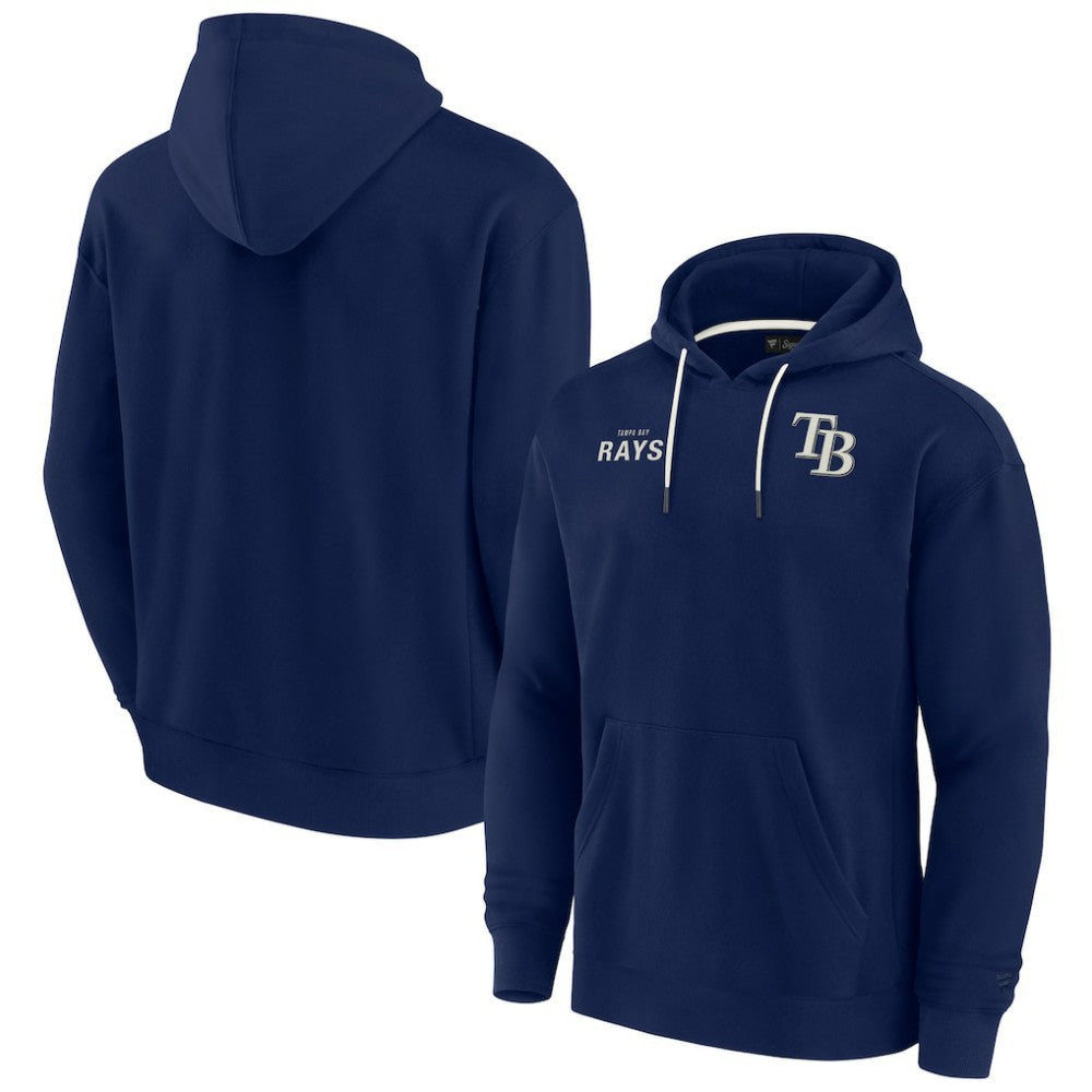 Tampa Bay Rays Fanatics Unisex Elements Super Soft Fleece Pullover Hoodie - Navy Hoodies