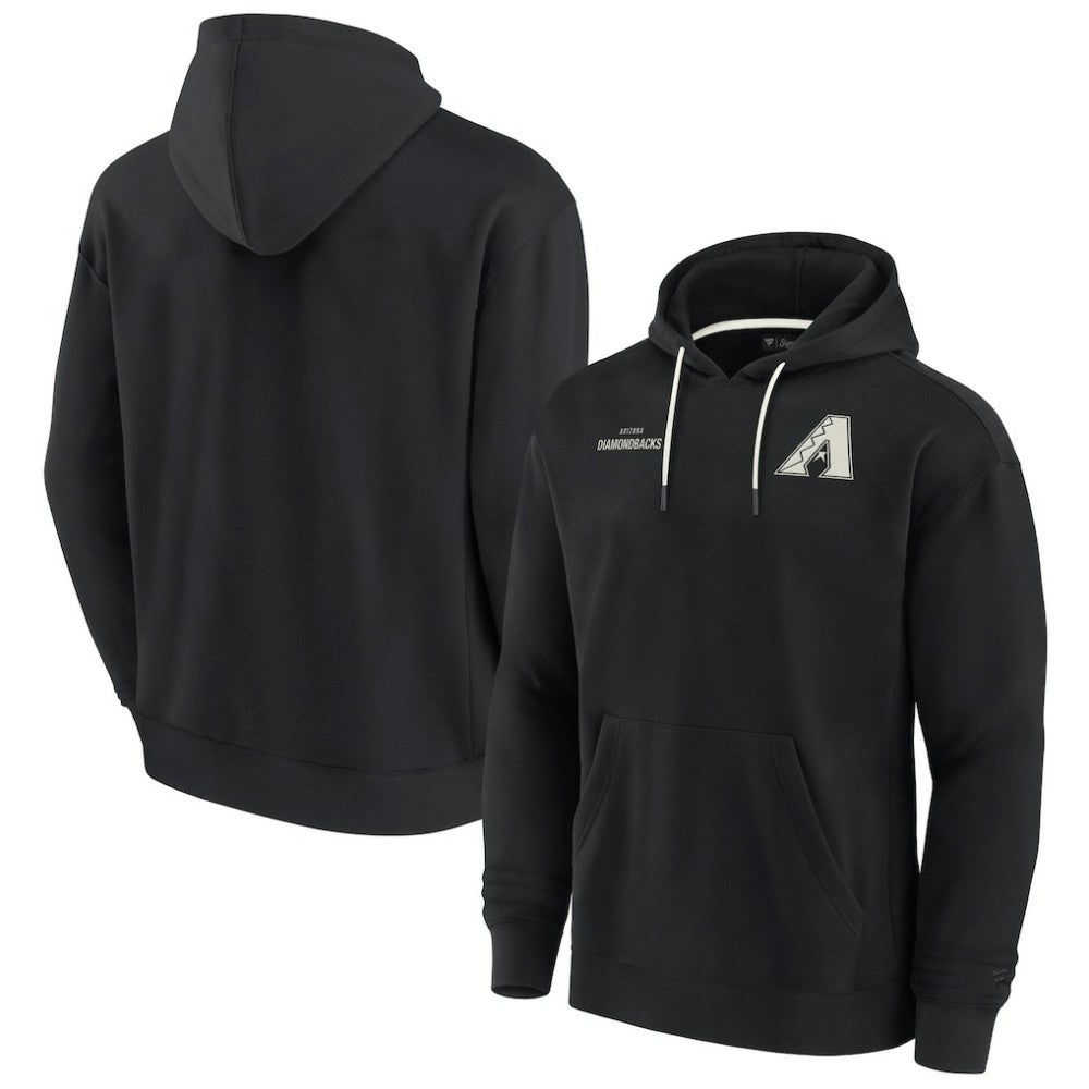 Arizona Diamondbacks Fanatics Unisex Elements Super Soft Fleece Pullover Hoodie - Black Hoodies