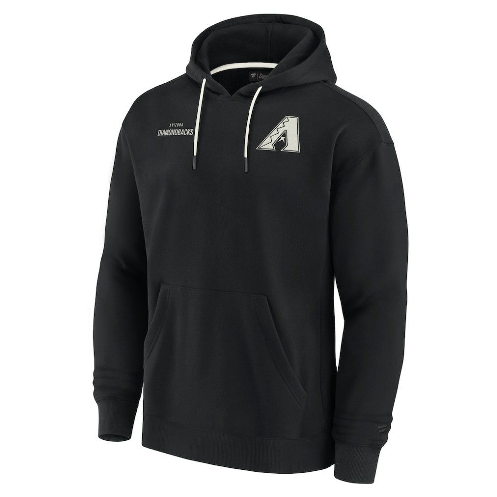 Arizona Diamondbacks Fanatics Unisex Elements Super Soft Fleece Pullover Hoodie - Black Hoodies
