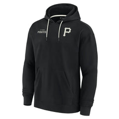 Pittsburgh Pirates Fanatics Unisex Elements Super Soft Fleece Pullover Hoodie - Black Hoodies