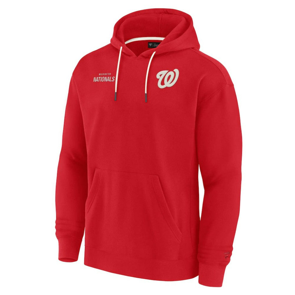 Washington Nationals Fanatics Unisex Elements Super Soft Fleece Pullover Hoodie - Red Hoodies