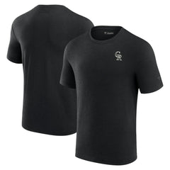 Colorado Rockies Fanatics Modal Short Sleeve T-Shirt - Black T-shirts