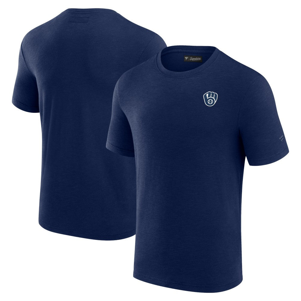 Milwaukee Brewers Fanatics Modal Short Sleeve T-Shirt - Navy T-shirts
