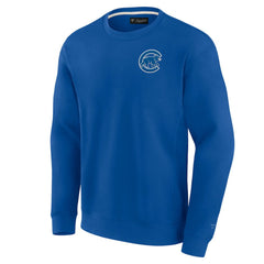 Chicago Cubs Fanatics Unisex Super Soft Pullover Crew Sweatshirt - Royal Pullover