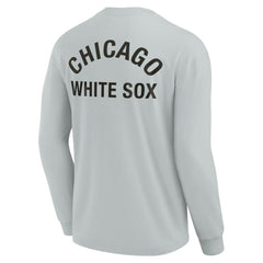 Chicago White Sox Fanatics Unisex Elements Super Soft Long Sleeve T-Shirt - Gray T-shirts