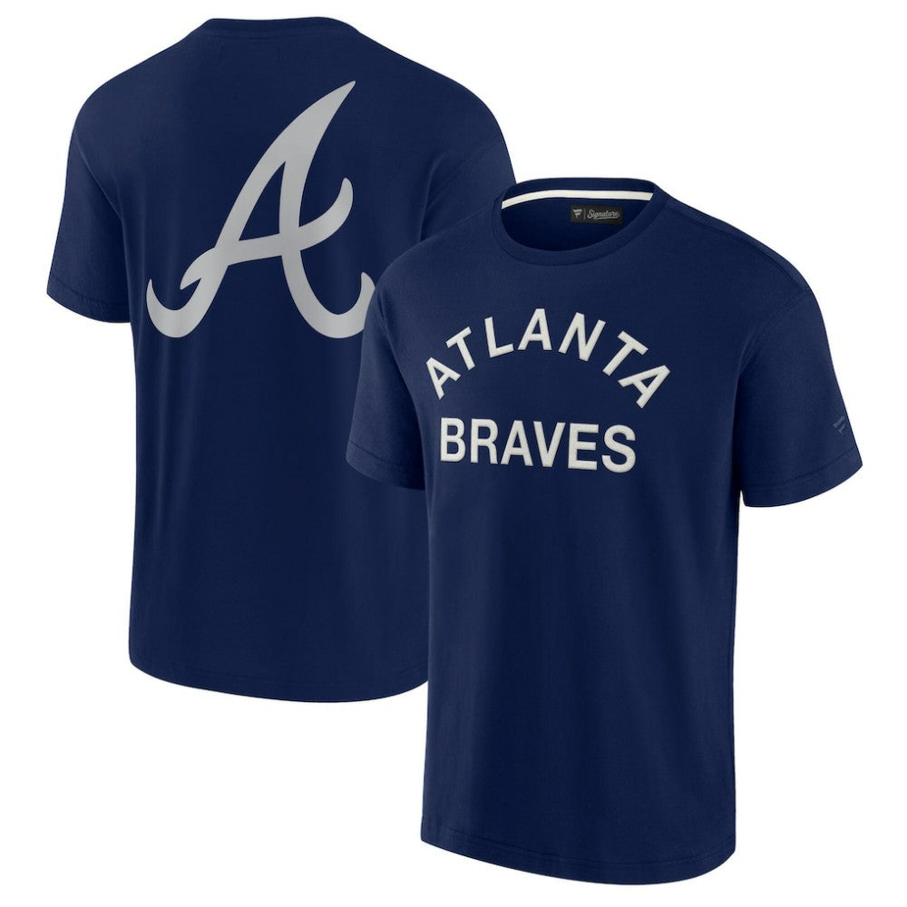 Atlanta Braves Fanatics Unisex Elements Super Soft Short Sleeve T-Shirt - Navy T-shirts