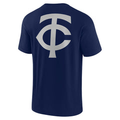 Minnesota Twins Fanatics Unisex Elements Super Soft Short Sleeve T-Shirt - Navy T-shirts