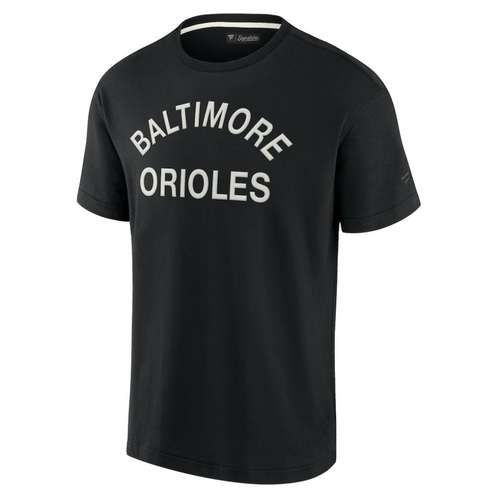 Baltimore Orioles Fanatics Unisex Elements Super Soft Short Sleeve T-Shirt - Black T-shirts