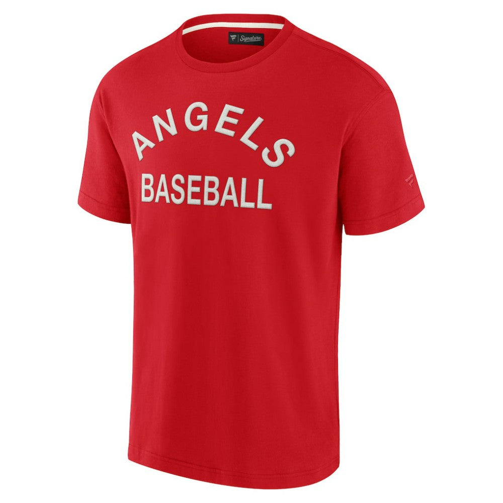 Los Angeles Angels Fanatics Unisex Elements Super Soft Short Sleeve T-Shirt - Red T-shirts