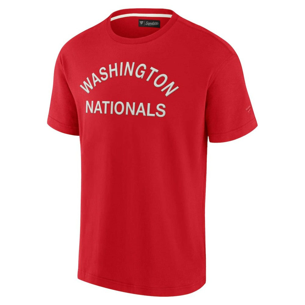 Washington Nationals Fanatics Unisex Elements Super Soft Short Sleeve T-Shirt - Red T-shirts