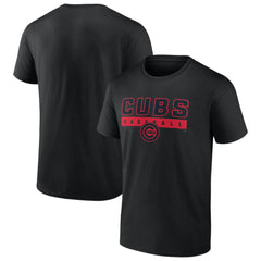 Chicago Cubs In The Mitt T-Shirt - Black T-shirts