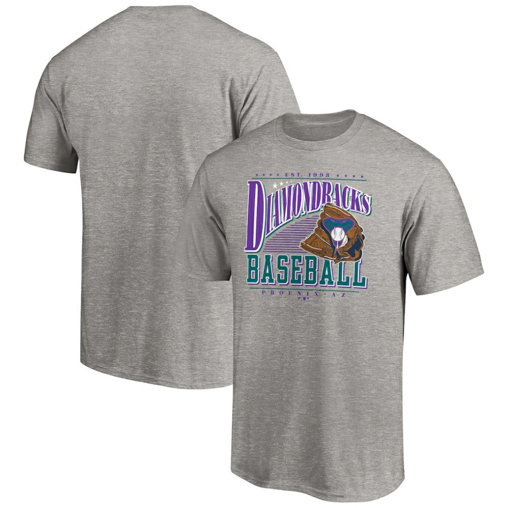 Arizona Diamondbacks Cooperstown Collection Winning Time T-Shirt - Heather Gray T-shirts
