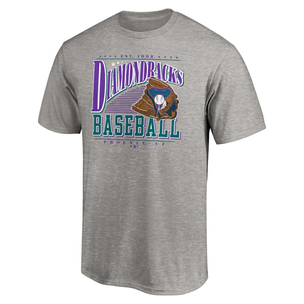 Arizona Diamondbacks Cooperstown Collection Winning Time T-Shirt - Heather Gray T-shirts