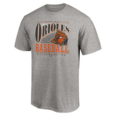 Baltimore Orioles Cooperstown Collection Winning Time T-Shirt - Heather Gray T-shirts