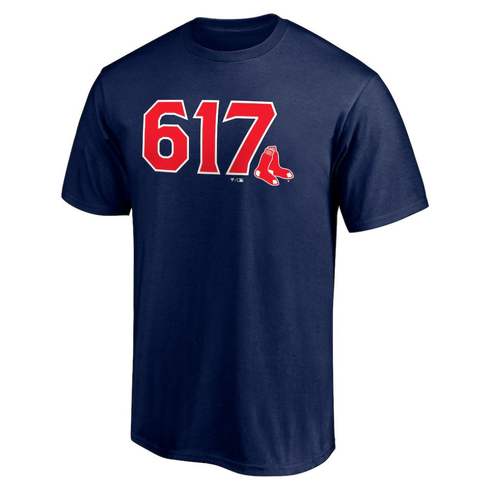 Boston Red Sox Long Ball 617 T-Shirt - Navy T-shirts