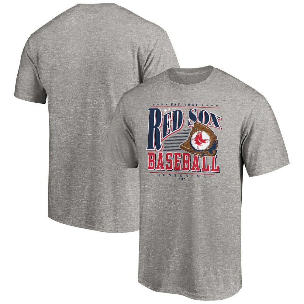 Boston Red Sox Cooperstown Collection Winning Time T-Shirt - Heather Gray T-shirts