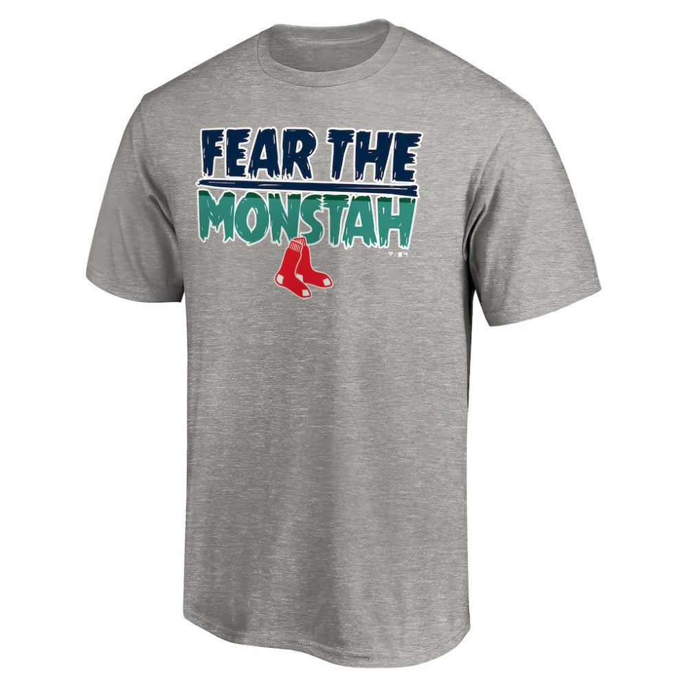 Boston Red Sox Team Heater T-Shirt - Heather Gray T-shirts