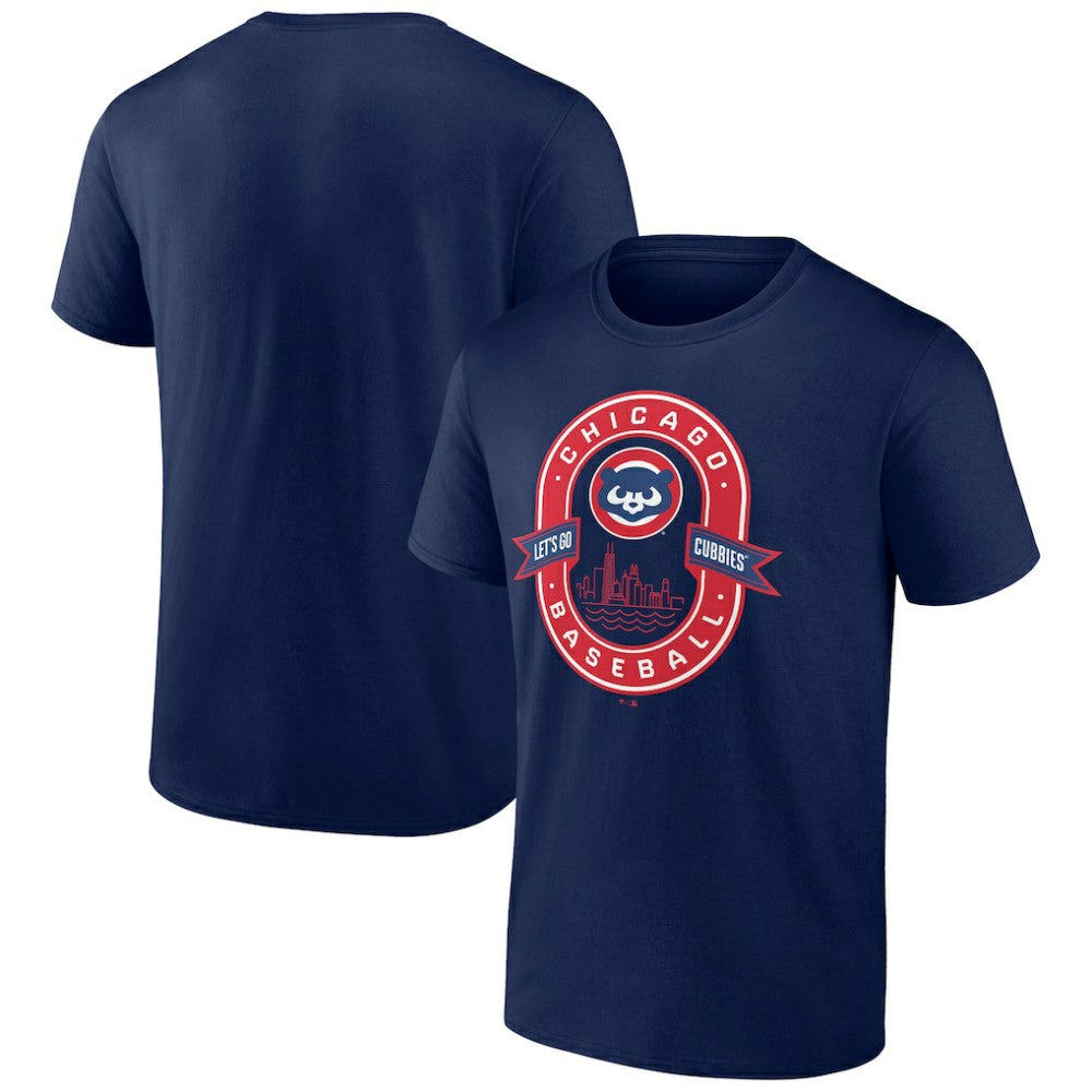 Chicago Cubs Glory Bound Let's Go Cubbies T-Shirt - Navy T-shirts