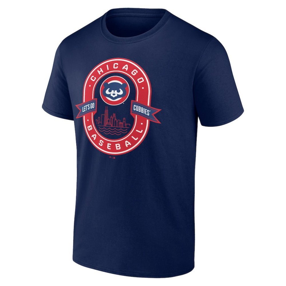 Chicago Cubs Glory Bound Let's Go Cubbies T-Shirt - Navy T-shirts