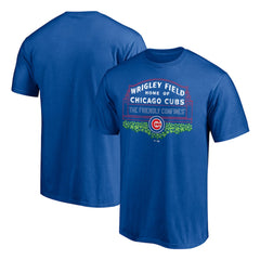 Chicago Cubs Wrigley Field Long Ball T-Shirt - Royal T-shirts