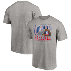 Chicago Cubs Cooperstown Collection Winning Time T-Shirt - Heather Gray T-shirts