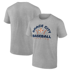 Houston Astros Team Go For Two T-Shirt - Heather Gray T-shirts