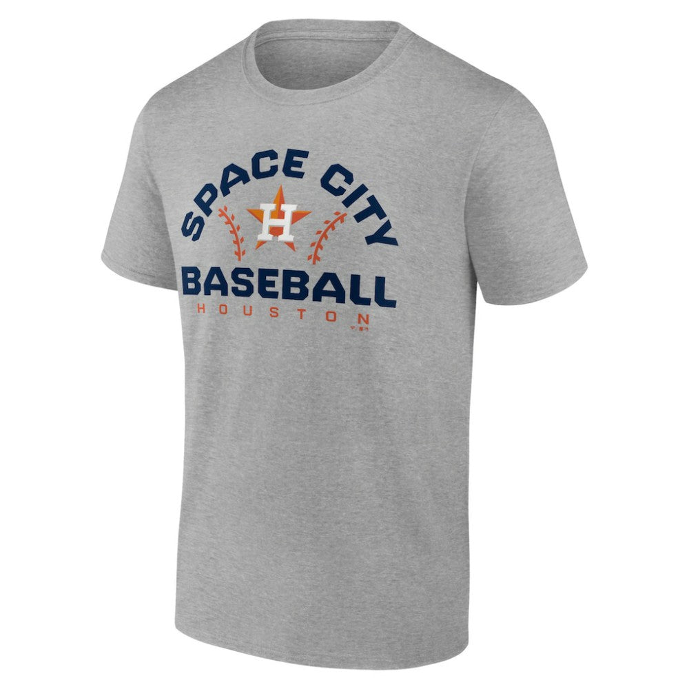 Houston Astros Team Go For Two T-Shirt - Heather Gray T-shirts