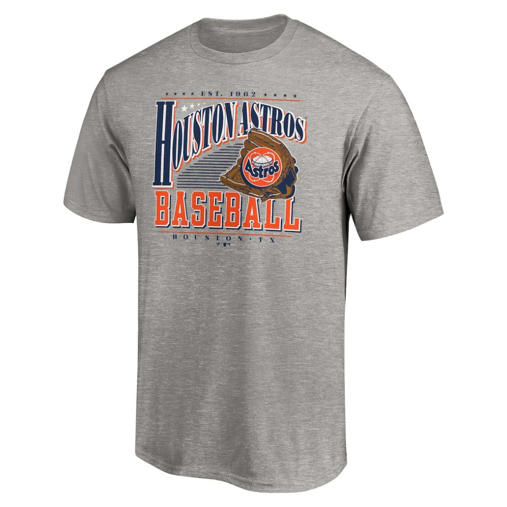 Houston Astros Cooperstown Collection Winning Time T-Shirt - Heather Gray T-shirts
