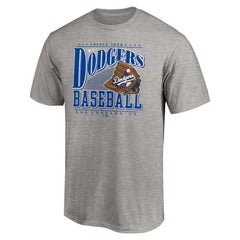 Los Angeles Dodgers Cooperstown Collection Winning Time T-Shirt - Heather Gray T-shirts