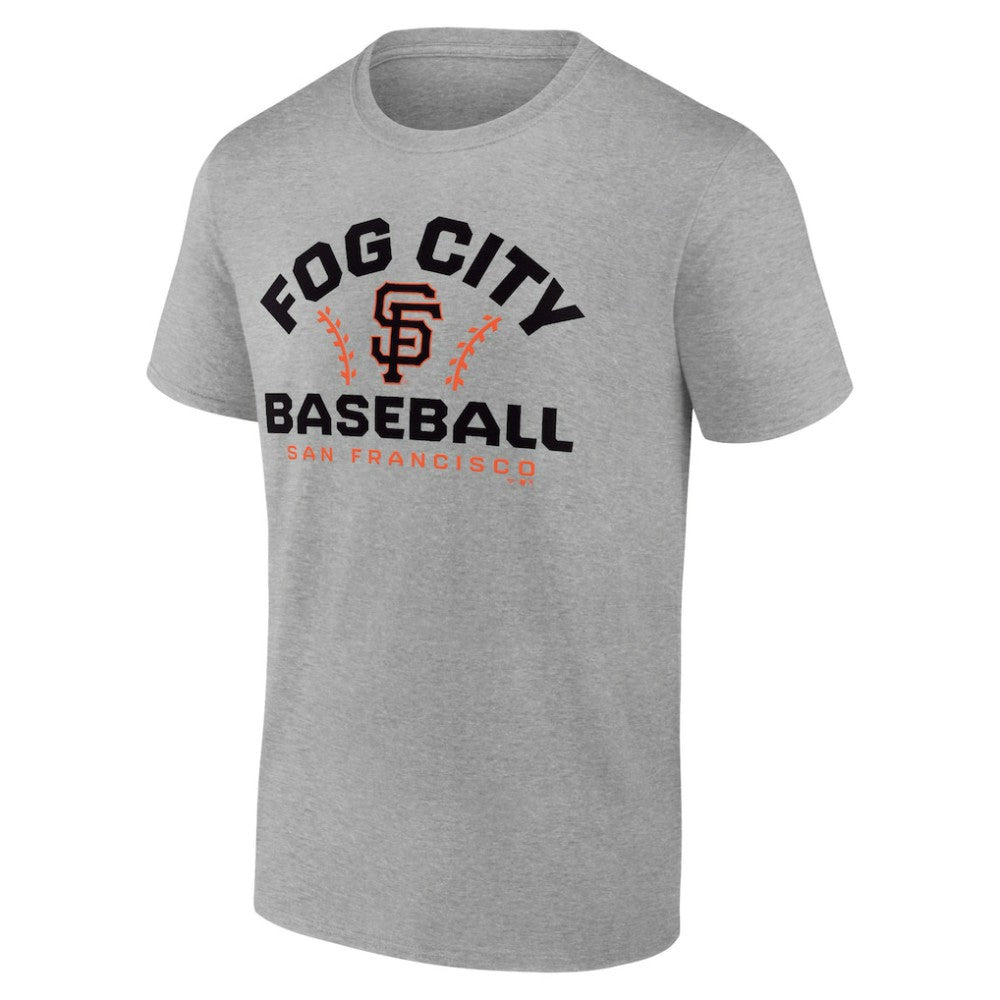 San Francisco Giants Team Go For Two T-Shirt - Heather Gray T-shirts