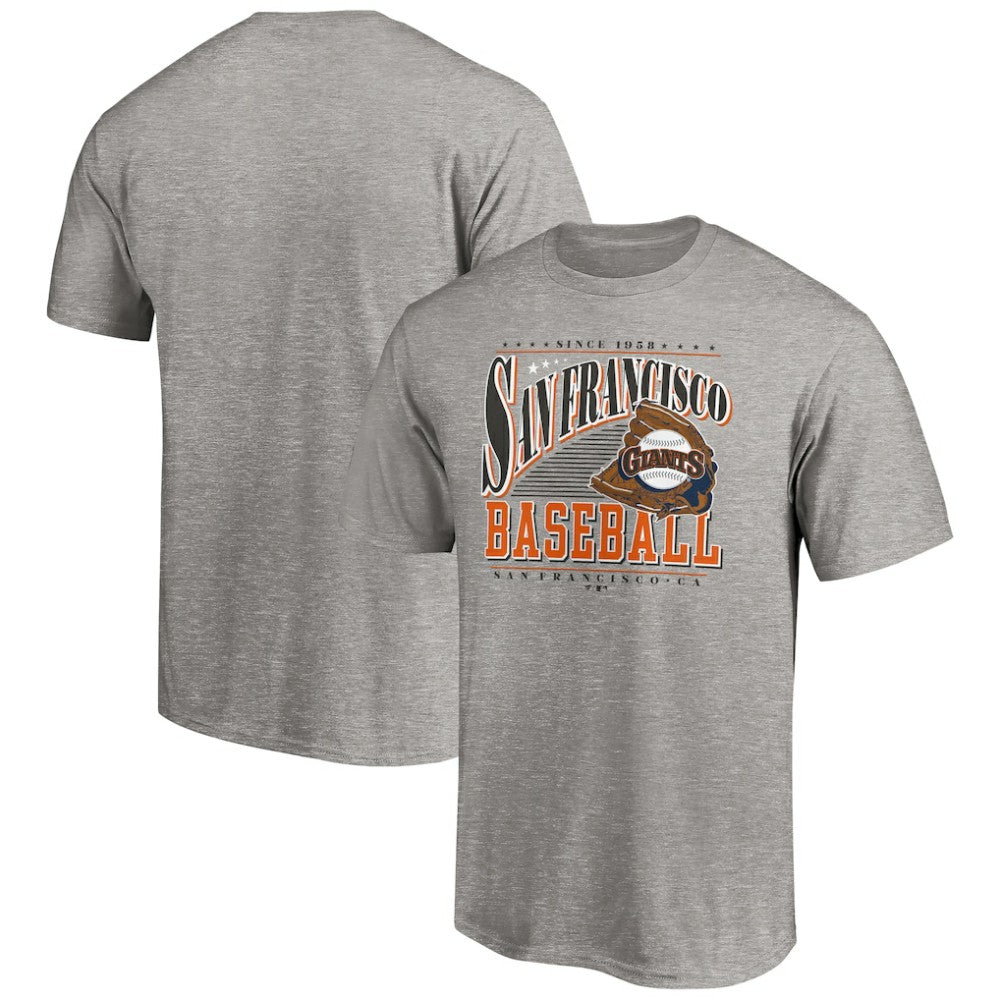 San Francisco Giants Cooperstown Collection Winning Time T-Shirt - Heather Gray T-shirts