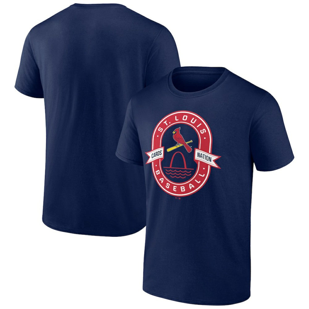 St. Louis Cardinals Glory Bound Cards Nation T-Shirt - Navy T-shirts
