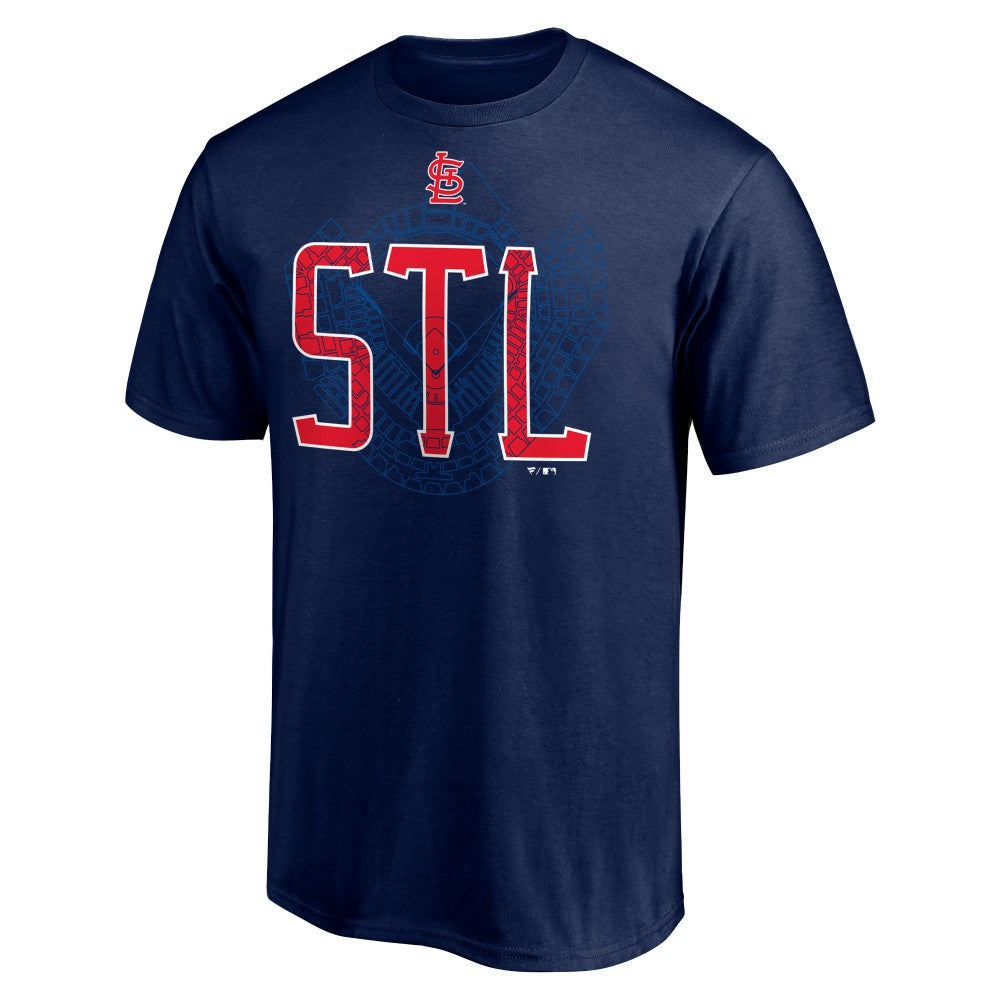 St. Louis Cardinals Paint the Black T-Shirt - Navy T-shirts