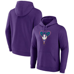 Arizona Diamondbacks Cooperstown Collection Pullover Hoodie - Purple Hoodies