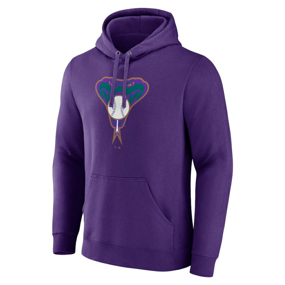 Arizona Diamondbacks Cooperstown Collection Pullover Hoodie - Purple Hoodies