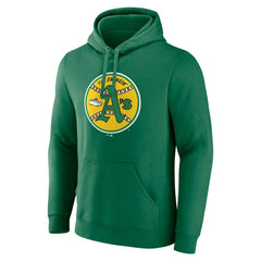 Oakland Athletics Cooperstown Collection Pullover Hoodie - Green Hoodies