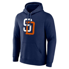 San Diego Padres Cooperstown Collection Pullover Hoodie - Navy Hoodies
