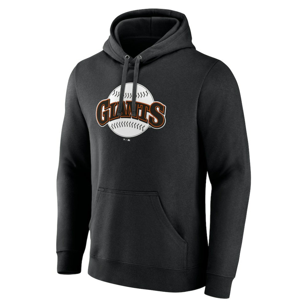 San Francisco Giants Cooperstown Collection Pullover Hoodie - Black Hoodies