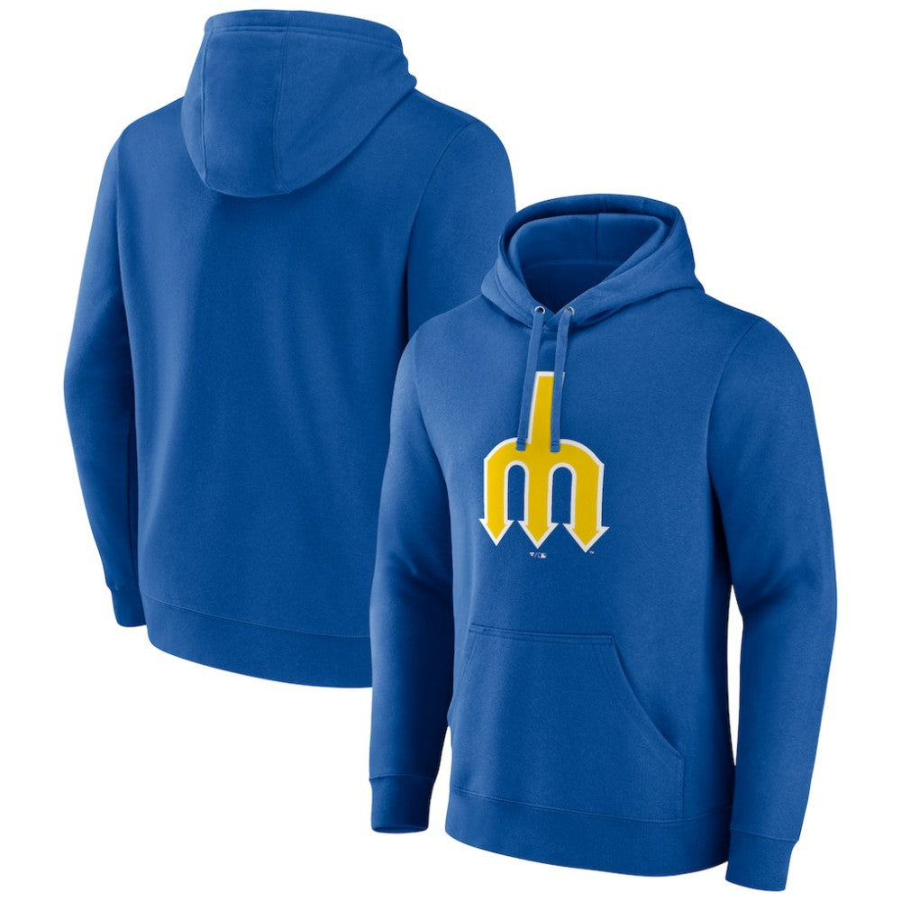 Seattle Mariners Cooperstown Collection Pullover Hoodie - Royal Hoodies