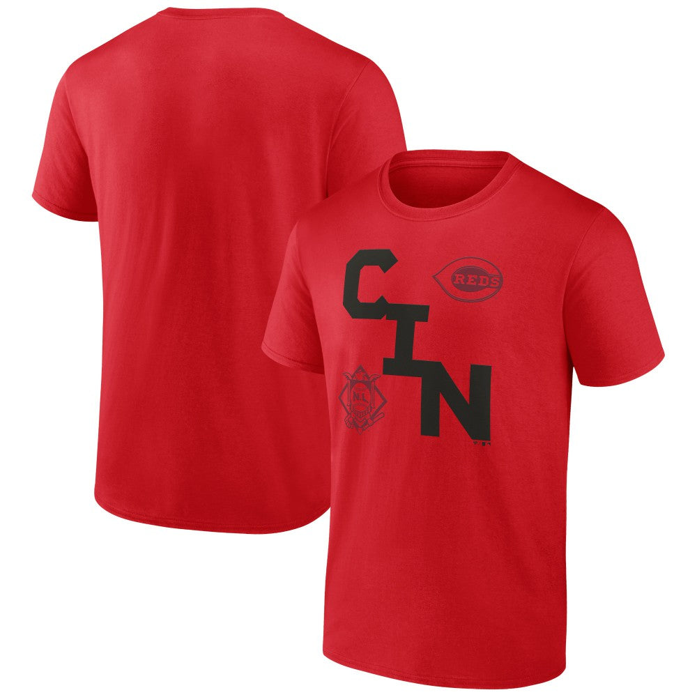 Cincinnati Reds Record Shattered T-Shirt - Red Hats