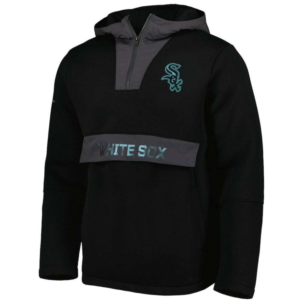 Chicago White Sox Levelwear Ruckus Quarter-Zip Hoodie - Black Hoodies