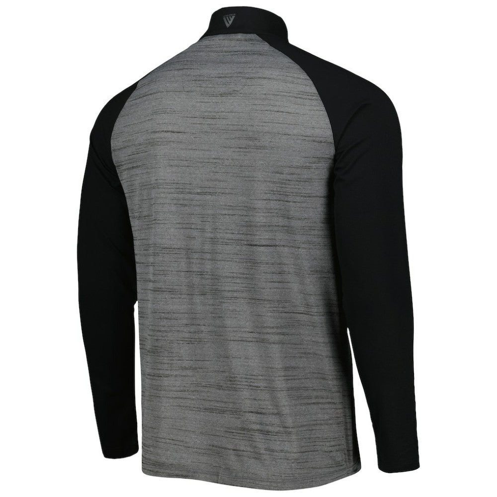 Chicago White Sox Levelwear Vandal Raglan Quarter-Zip Top - Heather Gray Tops