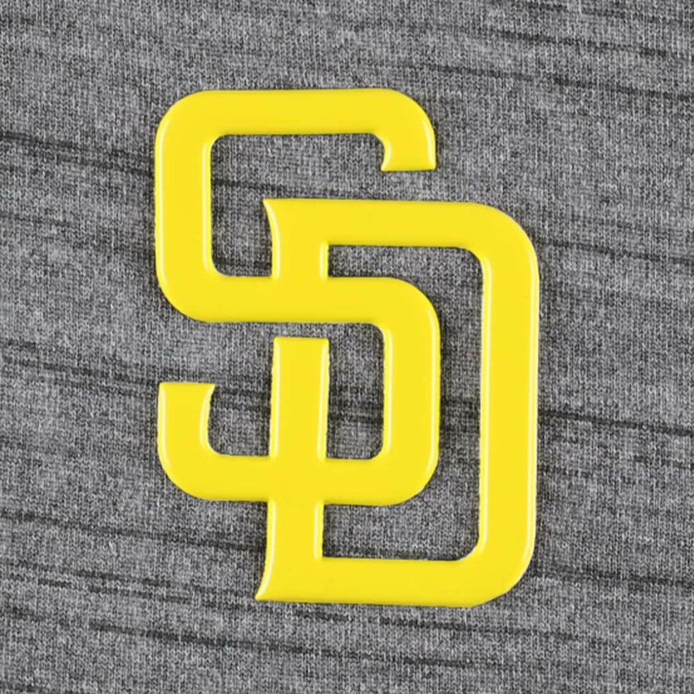 San Diego Padres Levelwear Vandal Raglan Quarter-Zip Top - Heather Gray Tops