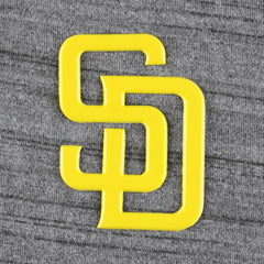 San Diego Padres Levelwear Vandal Raglan Quarter-Zip Top - Heather Gray Tops