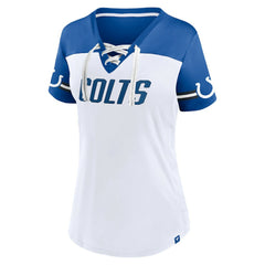 Jonathan Taylor Indianapolis Colts Women's Athena Name & Number V-Neck Top White