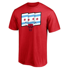 Chicago Bulls Push Ahead T-Shirt Red